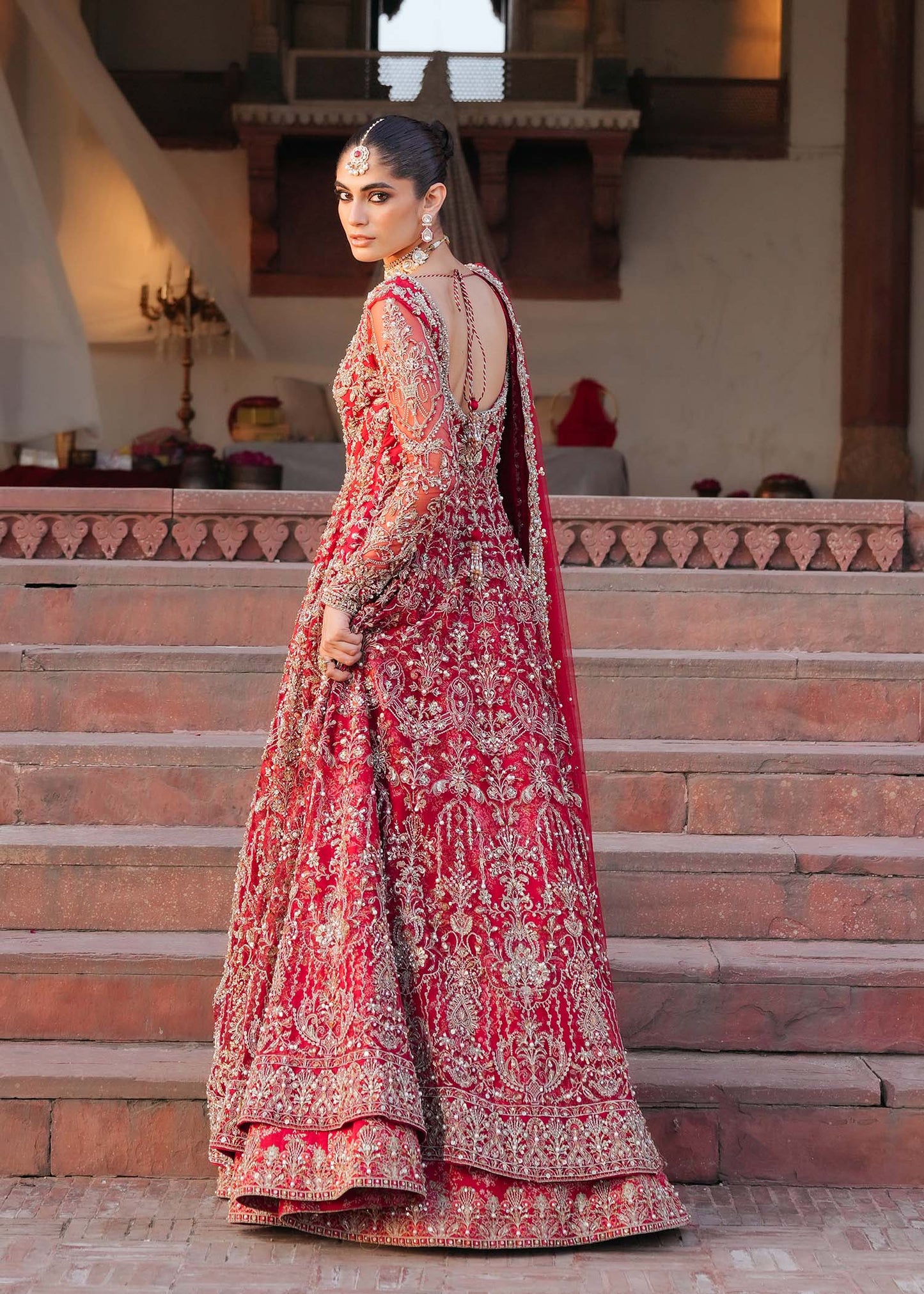 Kanwal Malik | Sajni Wedding Festive | ARMAL - Wedding Dress - available at Maria Faisal in UK and USA.