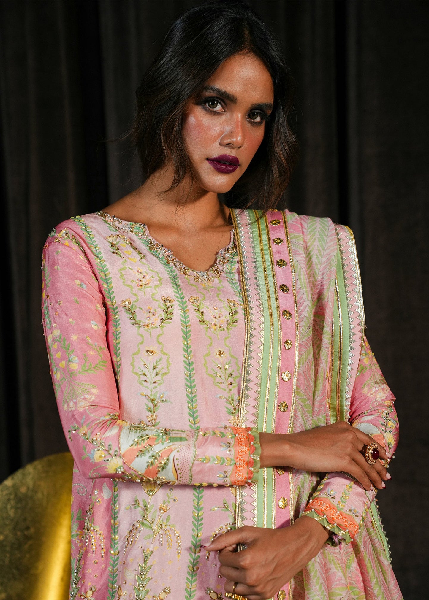 Crimson | Silk Eid Pret | Rangralli - Candy