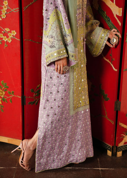 Crimson | Silk Eid Pret |Jhilmil - Lilac