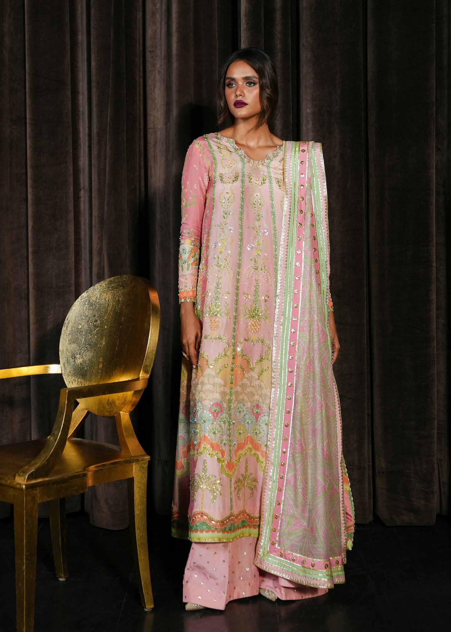 Crimson | Silk Eid Pret | Rangralli - Candy