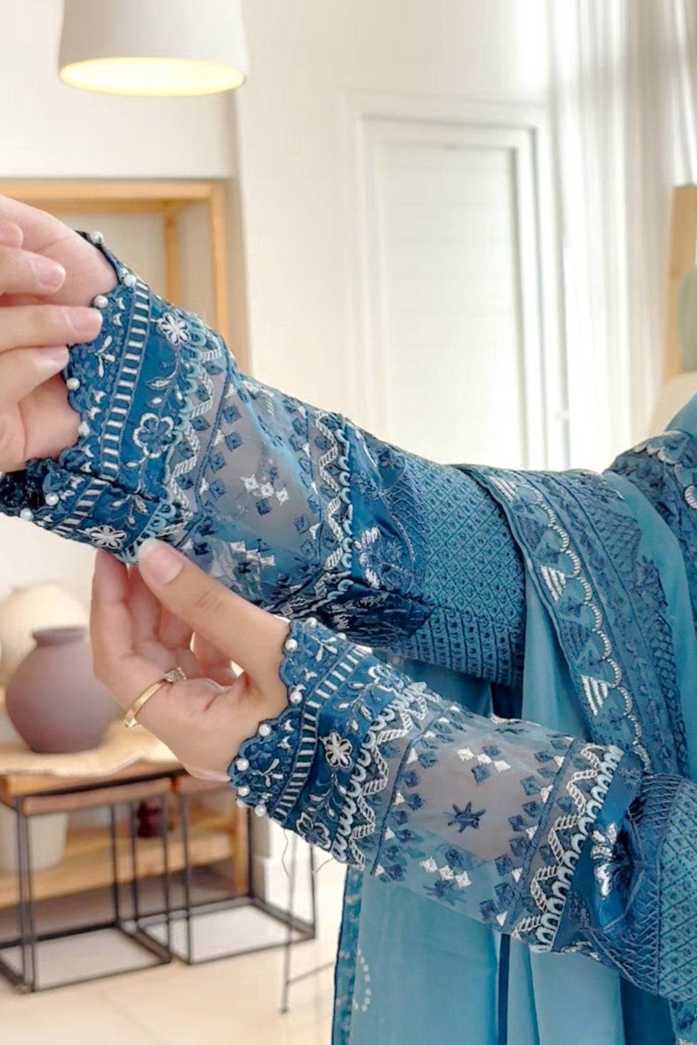 Maryam N Maria | Elara 25 |BLUE MOON - MS50370 by Maria Faisal - Registered Vendor of : Maryam N Maria - type : Ladies Clothes - 100% original wedding dresses