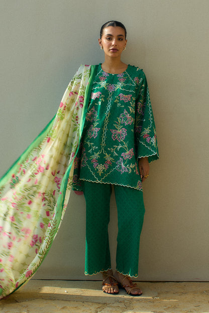 Sania Maskatiya | Luxury Lawn 25 | Jehan (B) - Ladies Clothes - Maria Faisal