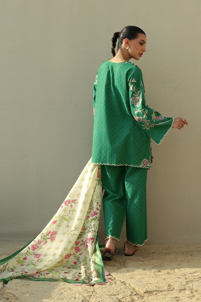Sania Maskatiya | Luxury Lawn 25 | Jehan (B) - Ladies Clothes - Maria Faisal