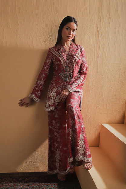 Shamaeel Ansari | Majestic Legacy | Ruby Royal Heritage - Bridal Dress - available at Maria Faisal in UK and USA.