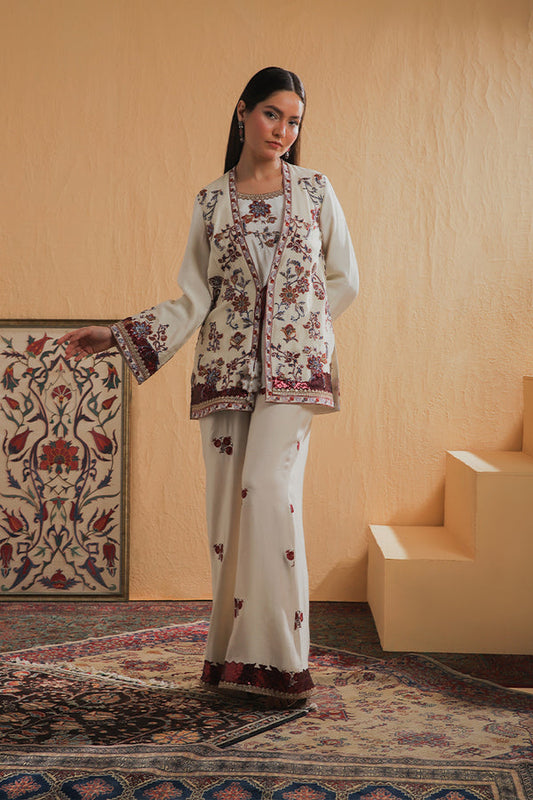 Shamaeel Ansari | Majestic Legacy | Ivory Blossom - Bridal Dress - available at Maria Faisal in UK and USA.
