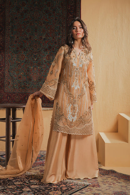 Shamaeel Ansari | Majestic Legacy | Amber Elixir - Bridal Dress - available at Maria Faisal in UK and USA.