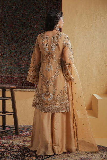 Shamaeel Ansari | Majestic Legacy | Amber Elixir - Bridal Dress - available at Maria Faisal in UK and USA.