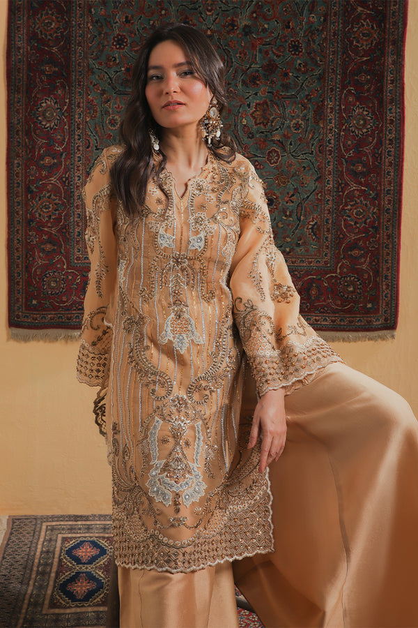 Shamaeel Ansari | Majestic Legacy | Amber Elixir - Bridal Dress - available at Maria Faisal in UK and USA.