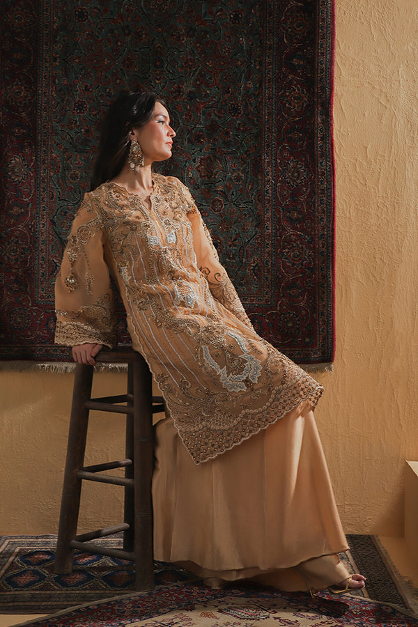 Shamaeel Ansari | Majestic Legacy | Amber Elixir - Bridal Dress - available at Maria Faisal in UK and USA.