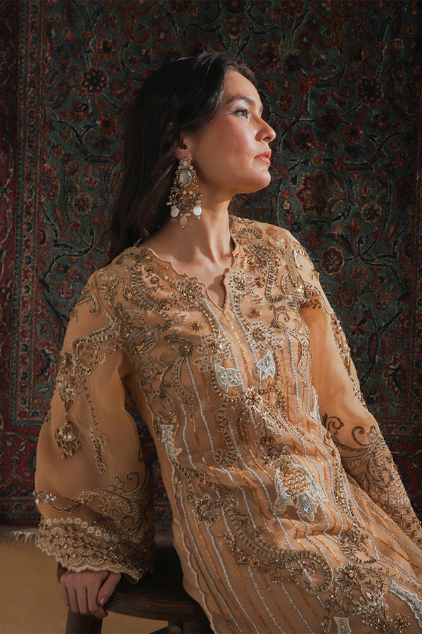 Shamaeel Ansari | Majestic Legacy | Amber Elixir - Bridal Dress - available at Maria Faisal in UK and USA.