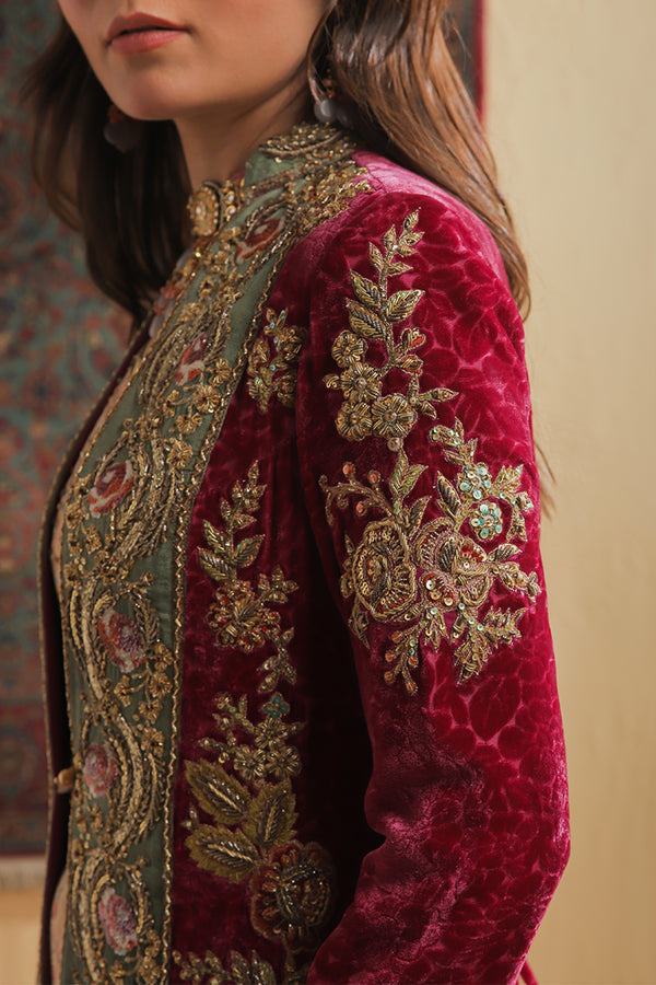 Shamaeel Ansari | Majestic Legacy |Crimson Heritage - Bridal Dress - available at Maria Faisal in UK and USA.