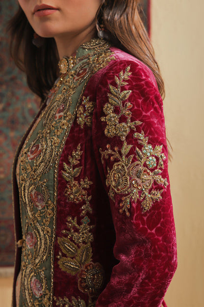 Shamaeel Ansari | Majestic Legacy |Crimson Heritage - Bridal Dress - available at Maria Faisal in UK and USA.