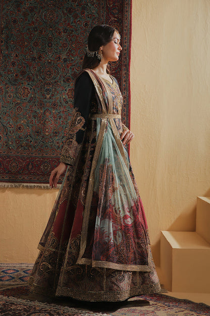 Shamaeel Ansari | Majestic Legacy | Royal Pishwas - Bridal Dress - available at Maria Faisal in UK and USA.
