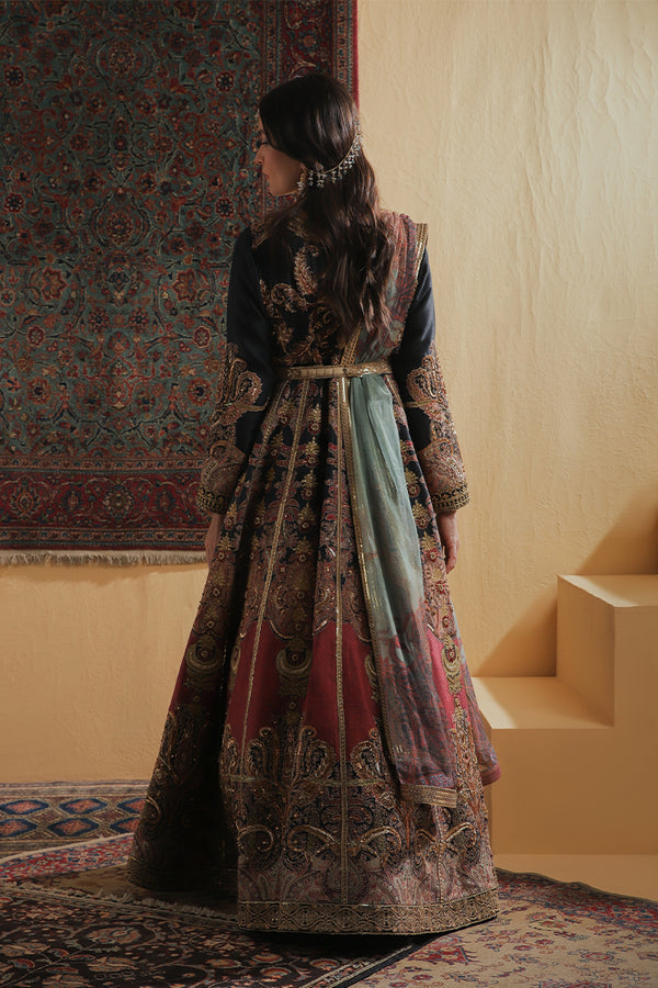 Shamaeel Ansari | Majestic Legacy | Royal Pishwas - Bridal Dress - available at Maria Faisal in UK and USA.
