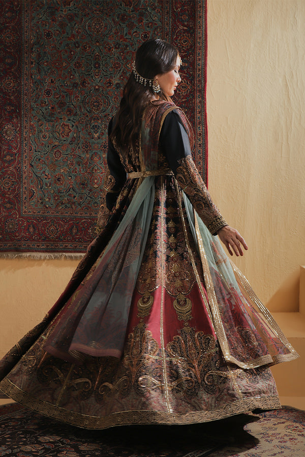 Shamaeel Ansari | Majestic Legacy | Royal Pishwas - Bridal Dress - available at Maria Faisal in UK and USA.