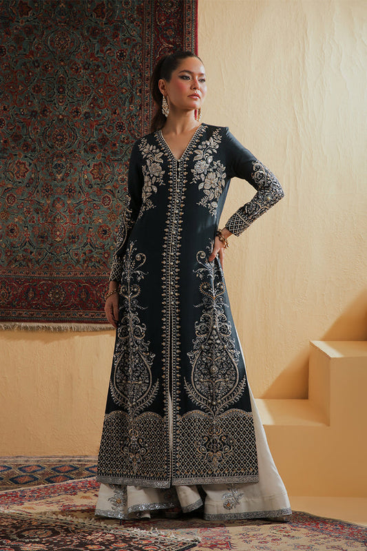 Shamaeel Ansari | Majestic Legacy | Midnight Grace - Bridal Dress - available at Maria Faisal in UK and USA.