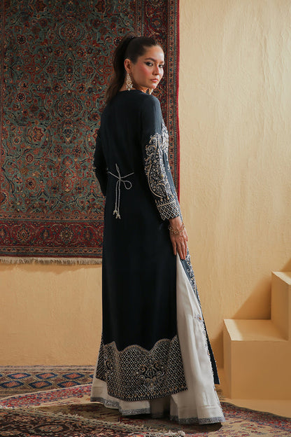 Shamaeel Ansari | Majestic Legacy | Midnight Grace - Bridal Dress - available at Maria Faisal in UK and USA.