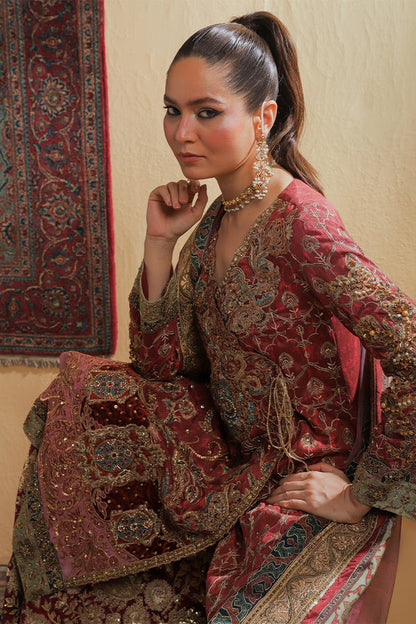 Shamaeel Ansari | Majestic Legacy | Marrakesh Gharara - Bridal Dress - available at Maria Faisal in UK and USA.