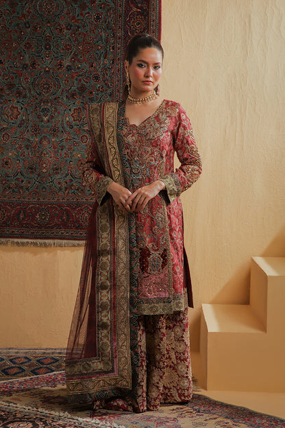 Shamaeel Ansari | Majestic Legacy | Marrakesh Gharara - Bridal Dress - available at Maria Faisal in UK and USA.
