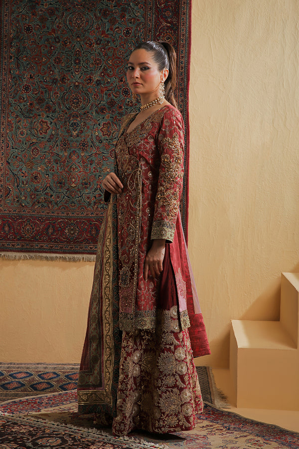 Shamaeel Ansari | Majestic Legacy | Marrakesh Gharara - Bridal Dress - available at Maria Faisal in UK and USA.