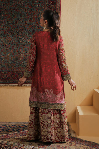 Shamaeel Ansari | Majestic Legacy | Marrakesh Gharara - Bridal Dress - available at Maria Faisal in UK and USA.