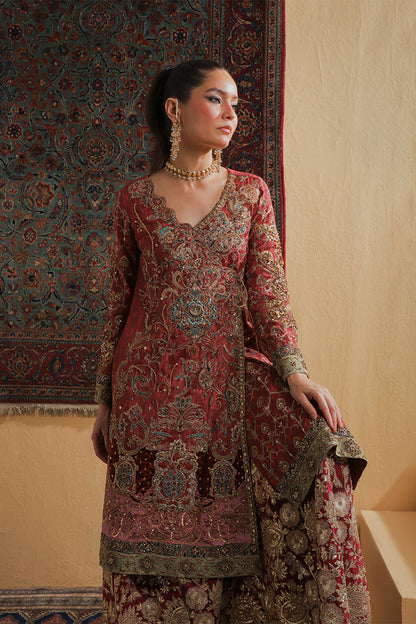 Shamaeel Ansari | Majestic Legacy | Marrakesh Gharara - Bridal Dress - available at Maria Faisal in UK and USA.