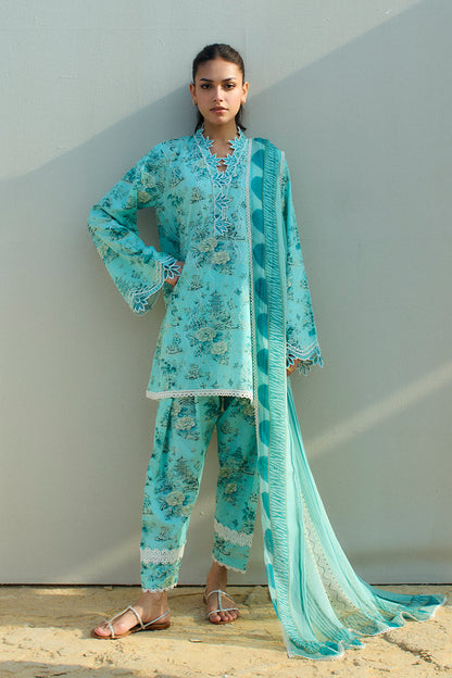 Sania Maskatiya | Luxury Lawn 25 | Myra (B) - Ladies Clothes - Maria Faisal