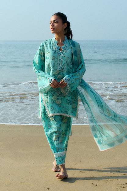 Sania Maskatiya | Luxury Lawn 25 | Myra (B) - Ladies Clothes - Maria Faisal