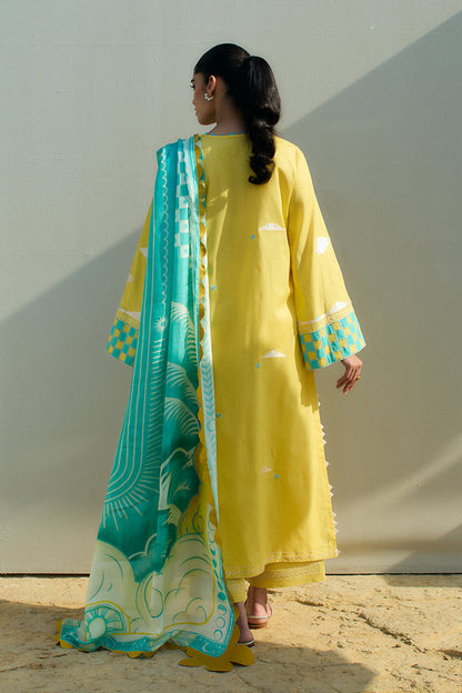 Sania Maskatiya | Luxury Lawn 25 | Vivi (A) - Ladies Clothes - Maria Faisal
