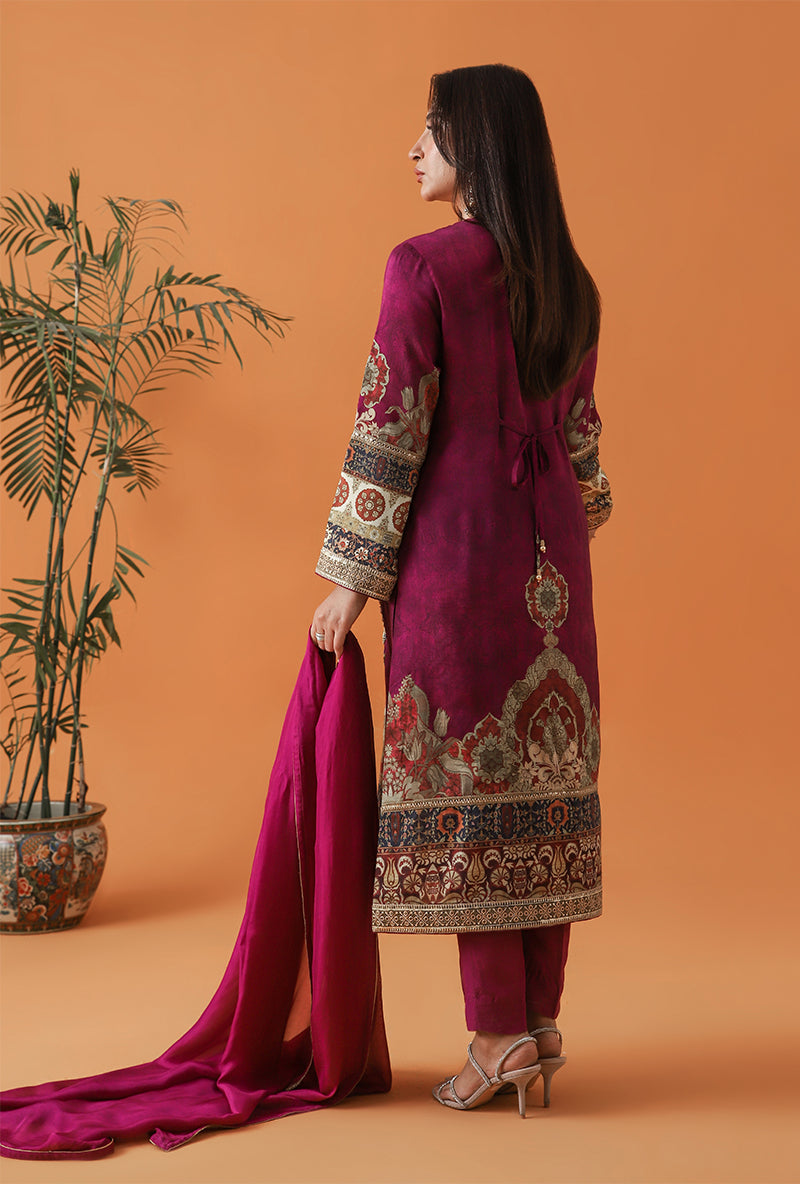Shamaeel Ansari | Classic Luxe 26 | Silk Signature - Luxury Dress - available at Maria Faisal in UK and USA.