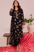Farasha | Printed Essentials | Black Scarlet by Maria Faisal - Registered Vendor of : Farasha - type : Ladies Clothes - 100% original wedding dresses