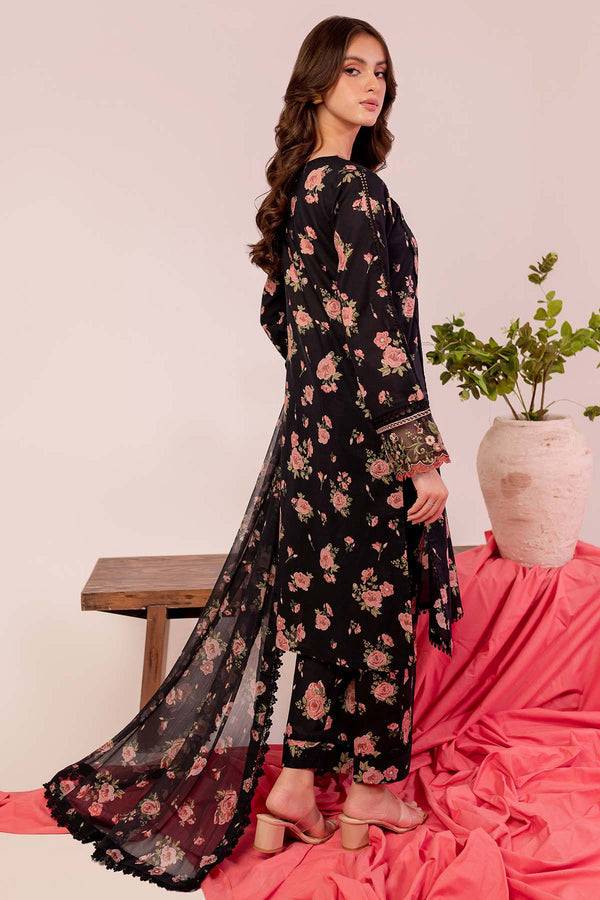 Farasha | Printed Essentials | Black Scarlet by Maria Faisal - Registered Vendor of : Farasha - type : Ladies Clothes - 100% original wedding dresses