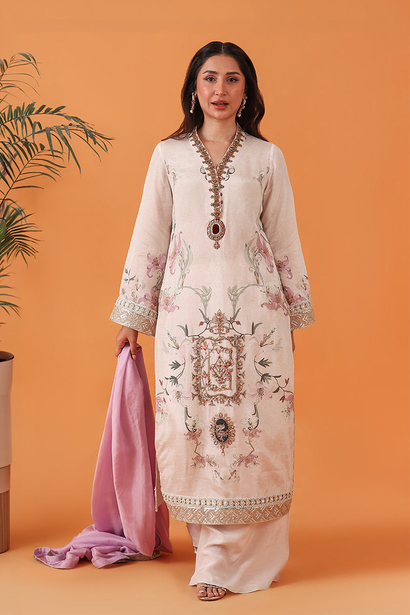 Shamaeel Ansari | Classic Luxe 26 | Garden Grace - Luxury Dress - available at Maria Faisal in UK and USA.