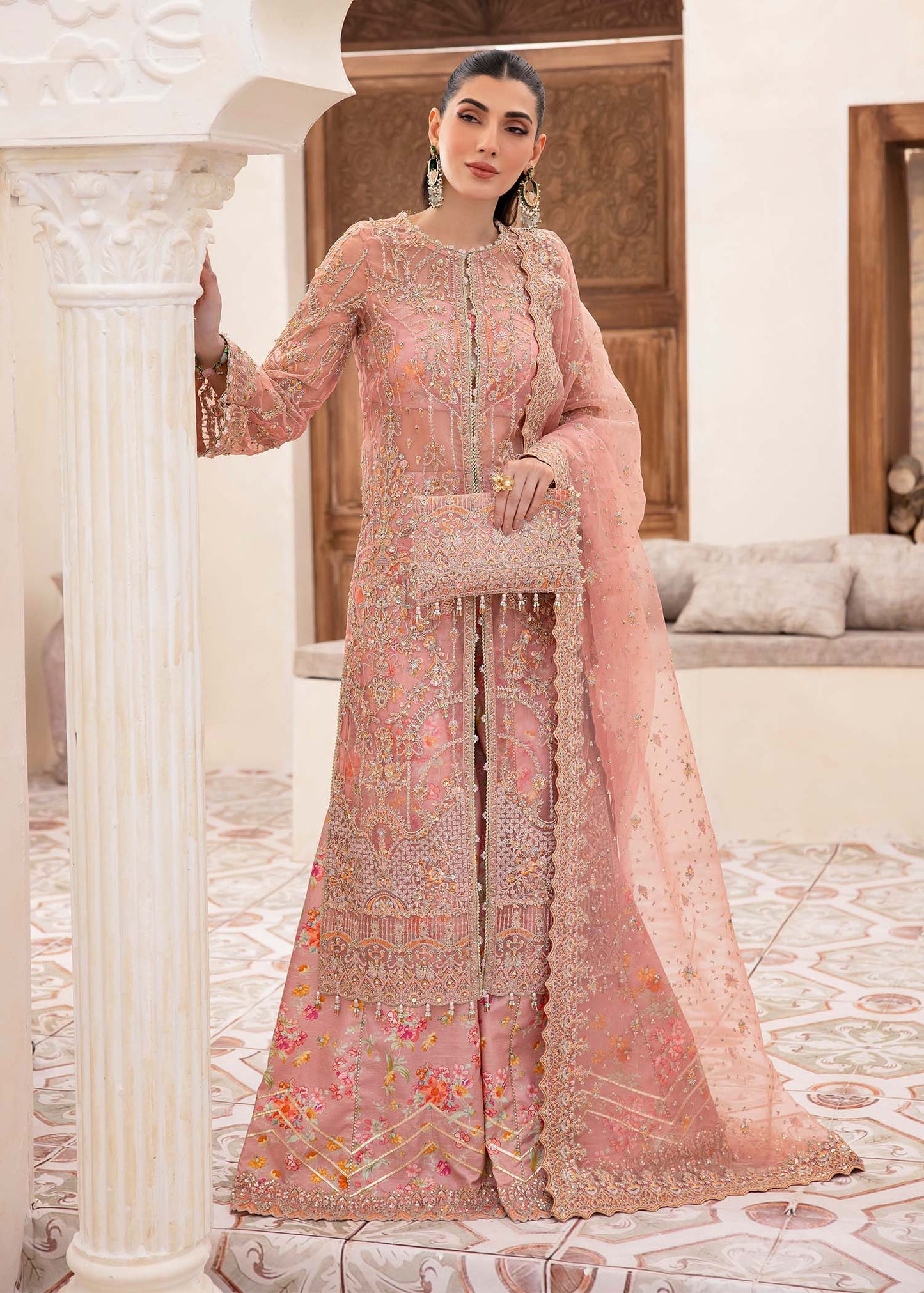 Kanwal Malik | Mirha Eid Luxury Pret 25 | Eshaal by Maria Faisal - Registered Vendor of : Kanwal Malik - type : Ladies Clothes - 100% original wedding dresses