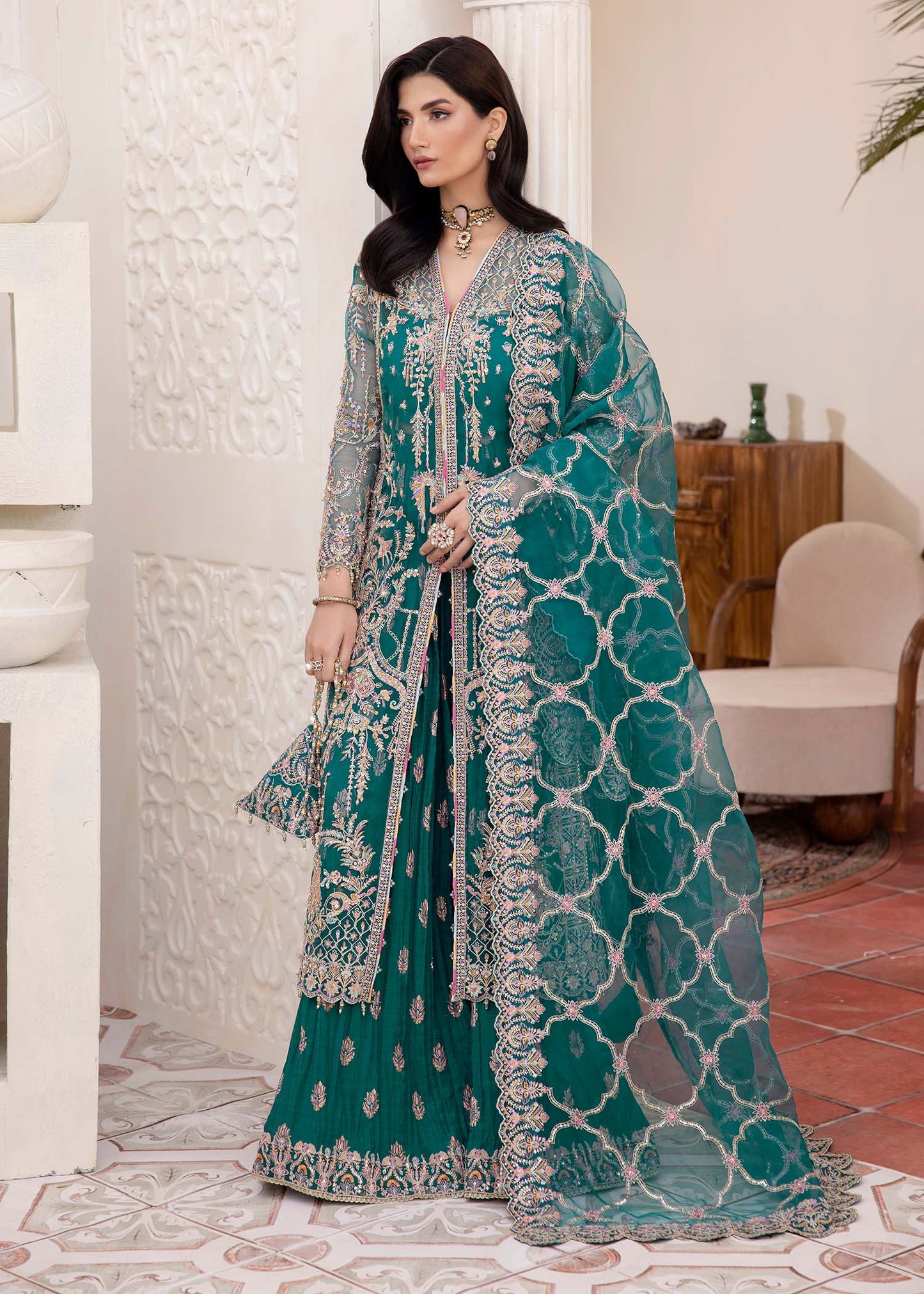 Kanwal Malik | Mirha Eid Luxury Pret 25 | Maya by Maria Faisal - Registered Vendor of : Kanwal Malik - type : Ladies Clothes - 100% original wedding dresses