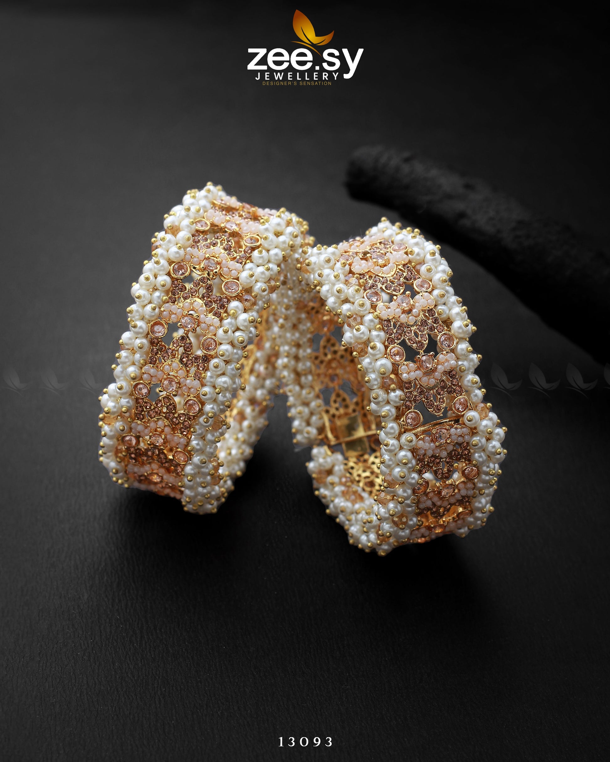 Gajra Kangan Bangles - Designer Dress with Intricate embroidery and embellishments. Shop elegent wedding dress at Maria Faisal.