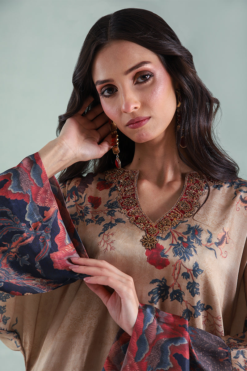 Shamaeel Ansari | The Festive Edit 26 | Sunehri - Luxury Dress - available at Maria Faisal in UK and USA.