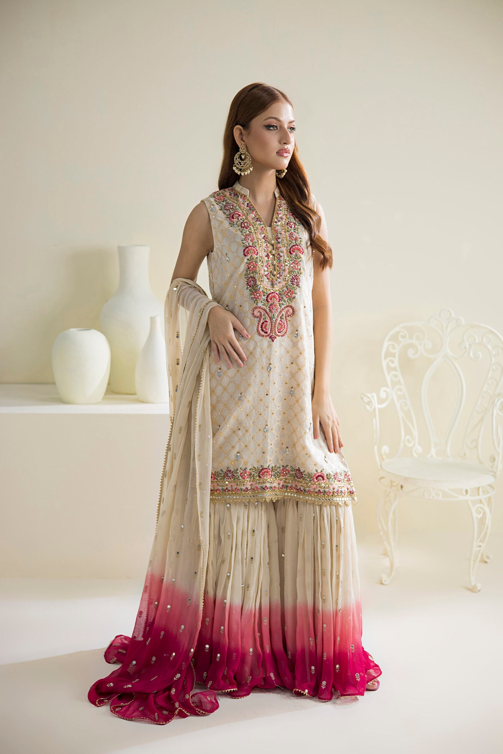 Farhat Jahan | Luxury Pret | Chaandni - Waniyas