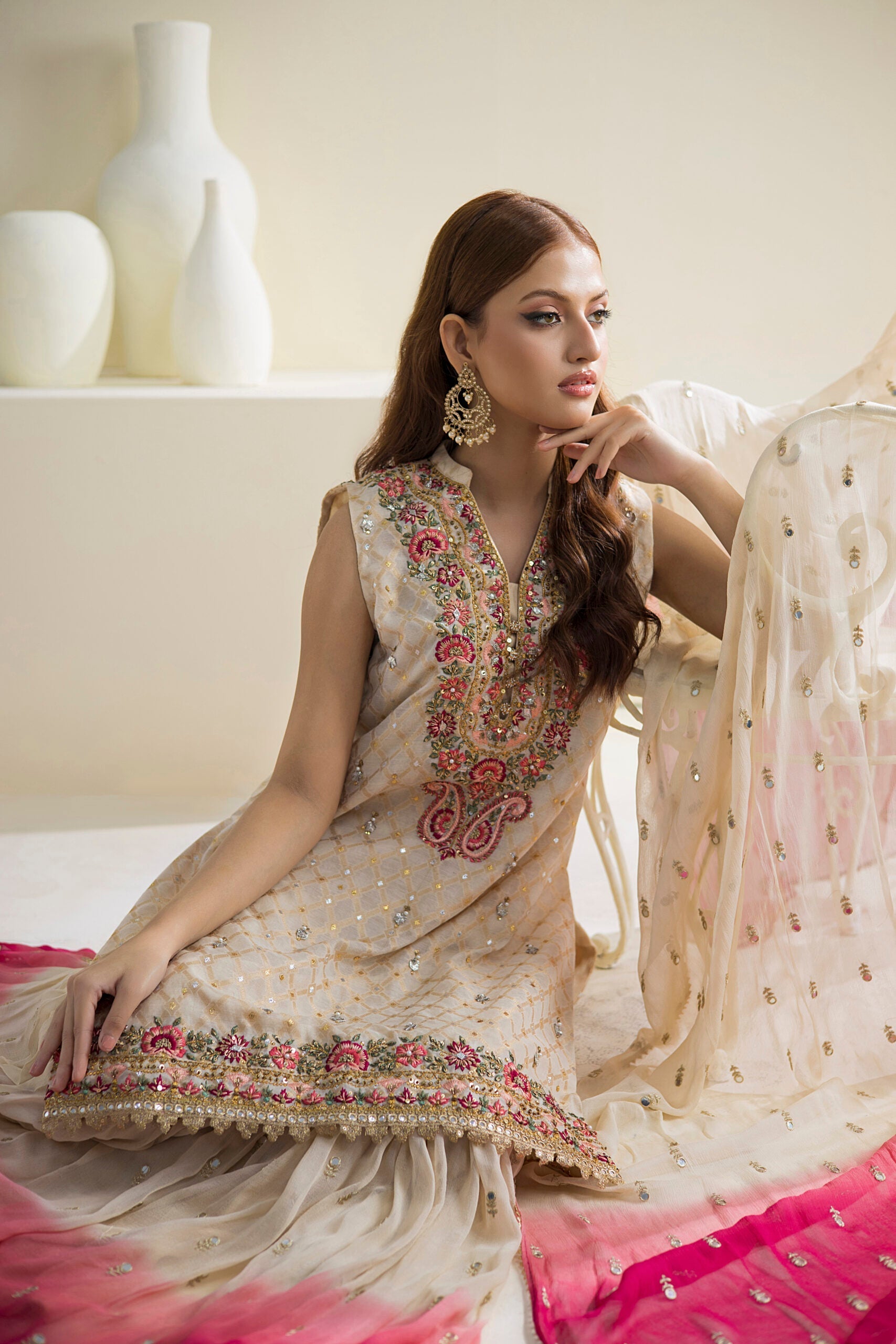 Farhat Jahan | Luxury Pret | Chaandni - Waniyas