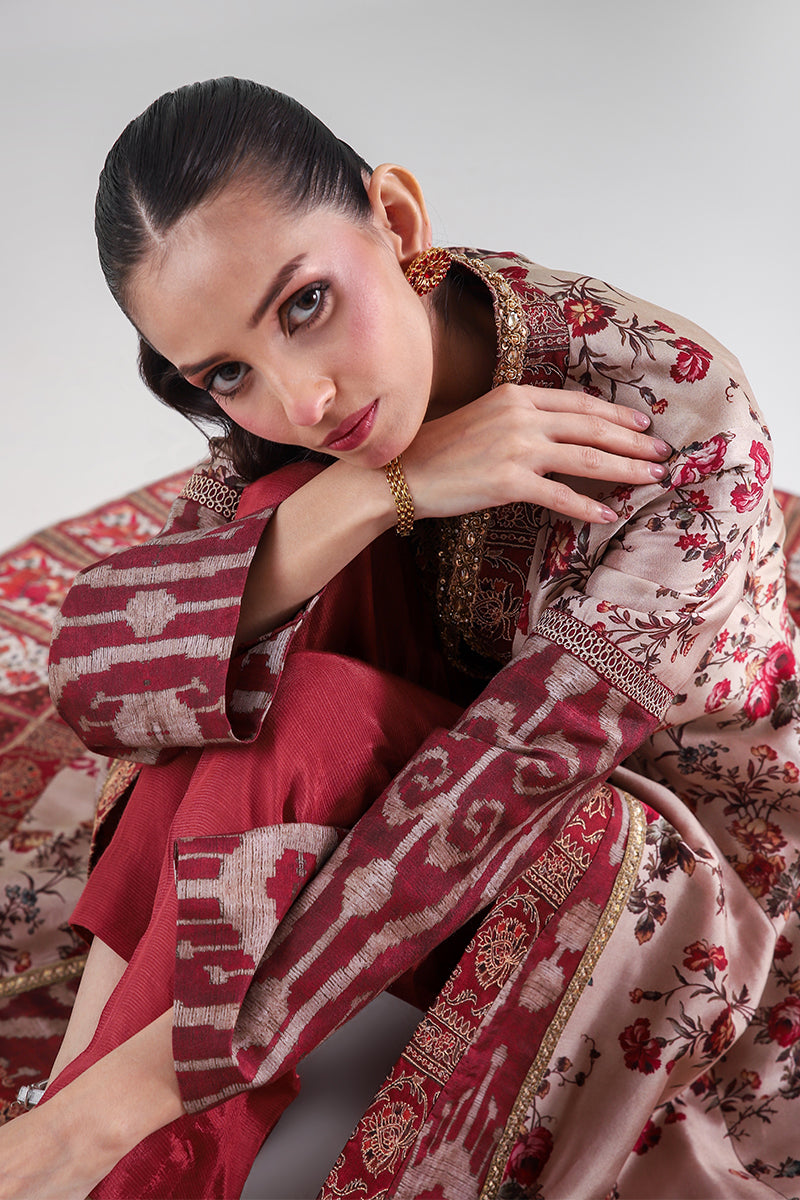 Shamaeel Ansari | The Festive Edit 26 | Gul - Luxury Dress - available at Maria Faisal in UK and USA.