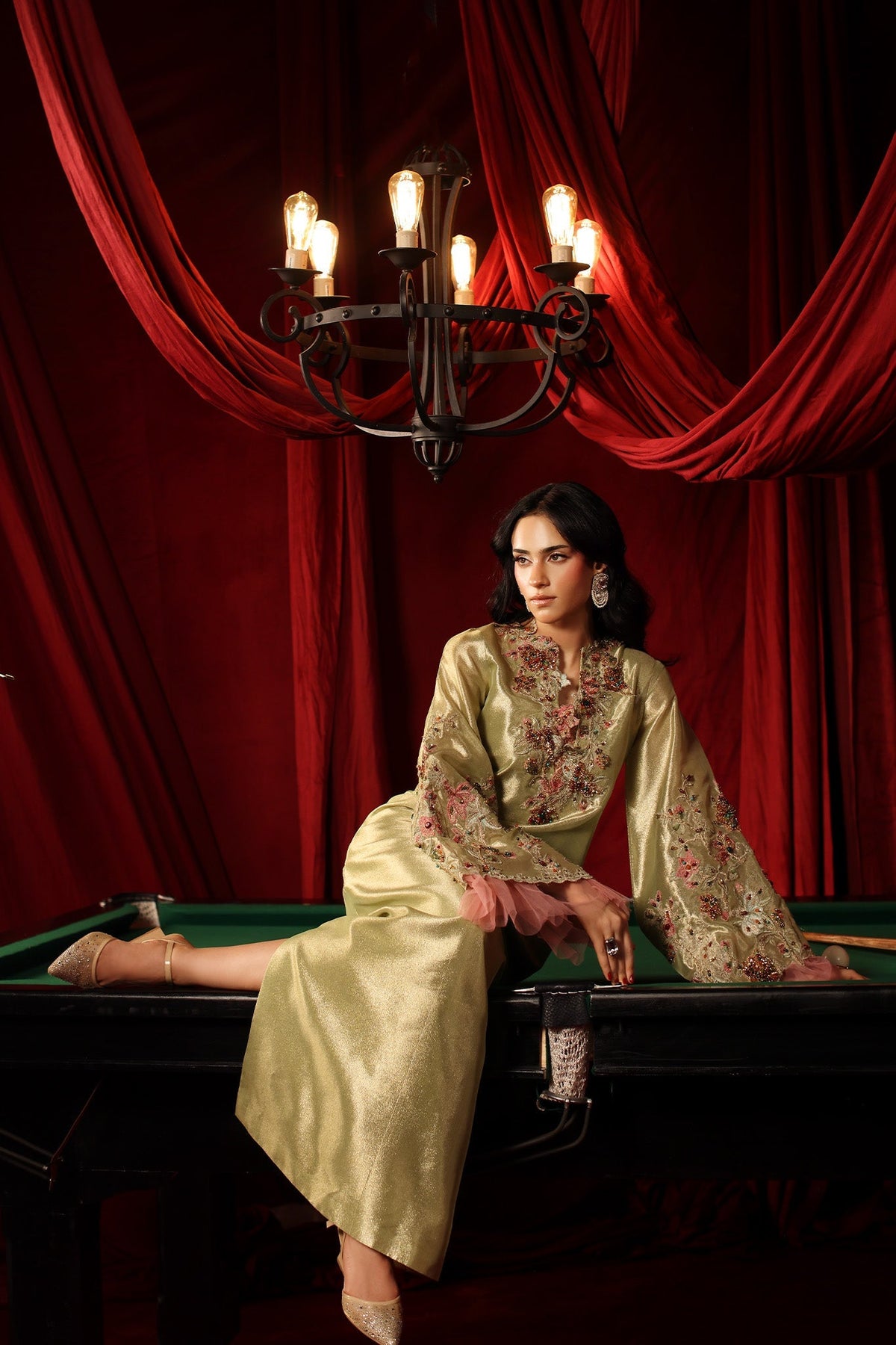 Musferah Saad | The Elite Club | Imperia - Formal Dress - available at Maria Faisal in UK and USA.