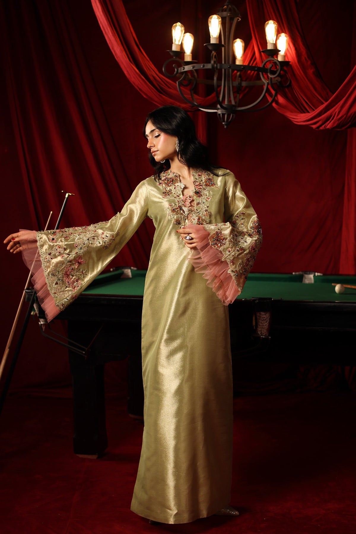 Musferah Saad | The Elite Club | Imperia - Formal Dress - available at Maria Faisal in UK and USA.