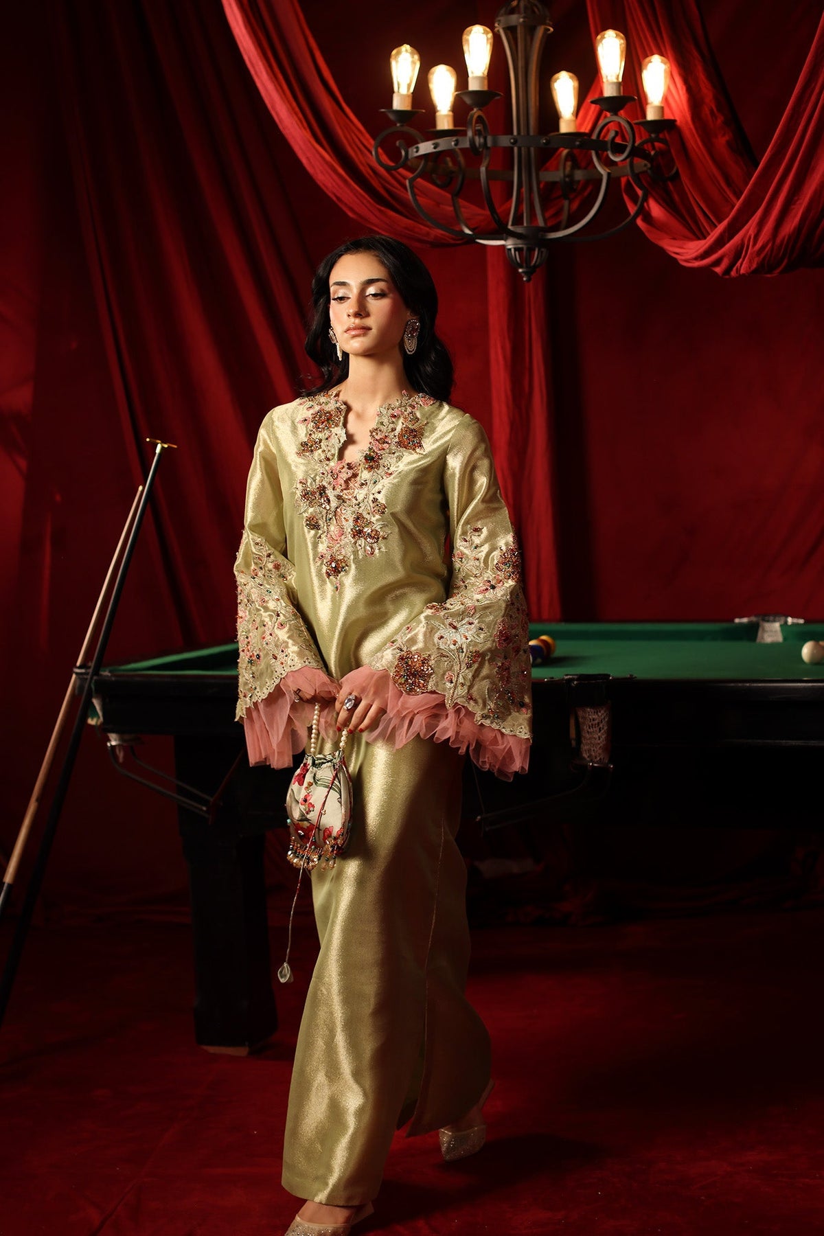 Musferah Saad | The Elite Club | Imperia - Formal Dress - available at Maria Faisal in UK and USA.