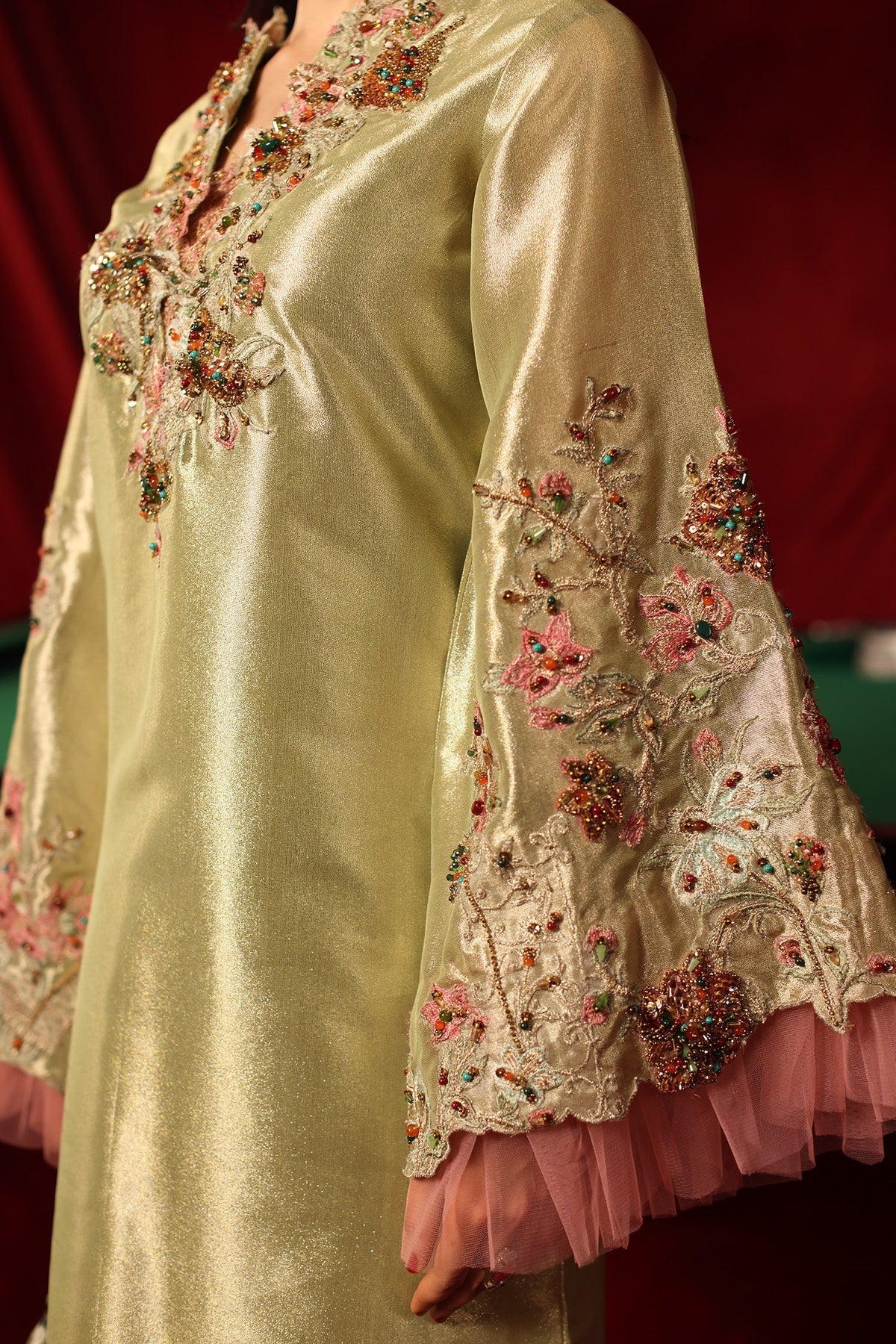Musferah Saad | The Elite Club | Imperia - Formal Dress - available at Maria Faisal in UK and USA.