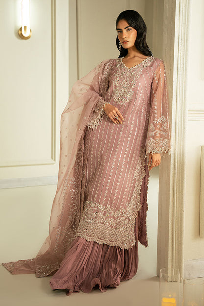 Cross Stitch | FW-24 RTW WEDDING EDIT-2 | ENCHANTED GARDEN - Wedding Dress - available at Maria Faisal in UK and USA.