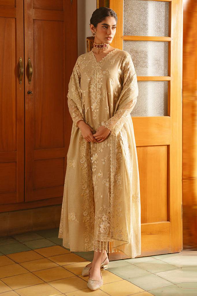 Cross Stitch | Luxe Atelier 25 | GOLDEN AURA by Maria Faisal - Registered Vendor of : Cross Stitch - type : Ladies Clothes - 100% original wedding dresses