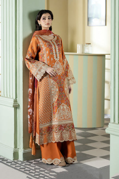 Imrozia Premium | Opaline Drape | IP-186 Ivory Gleam - Formal Dress - available at Maria Faisal in UK and USA.