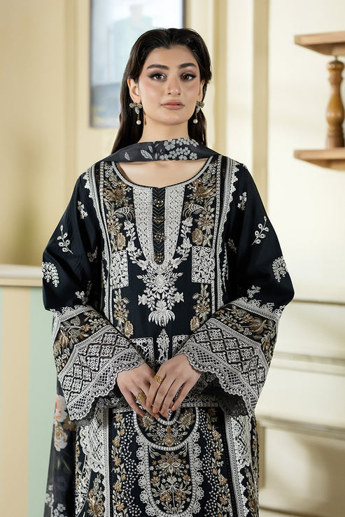 Imrozia Premium | Opaline Drape | IP-189 Pearl Whisper - Formal Dress - available at Maria Faisal in UK and USA.