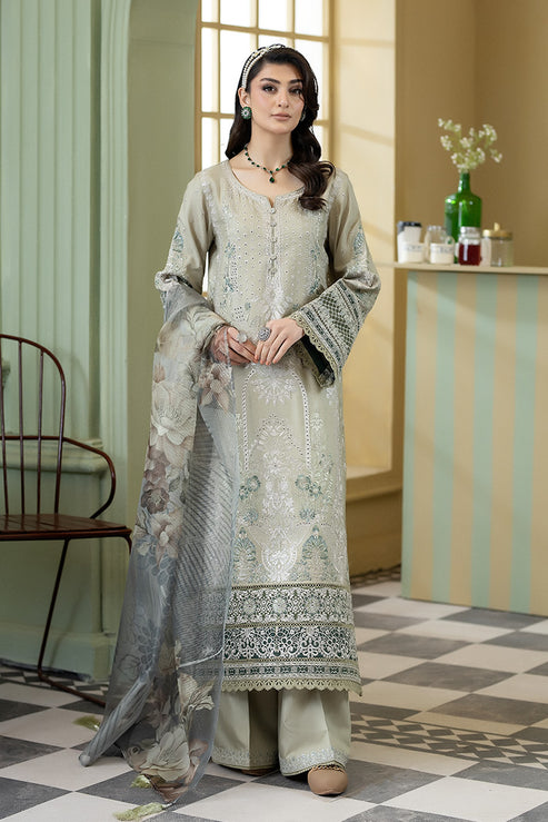 Imrozia Premium | Opaline Drape | IP-190 Silken Halo - Formal Dress - available at Maria Faisal in UK and USA.