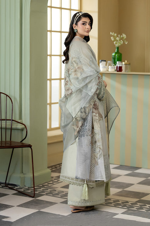Imrozia Premium | Opaline Drape | IP-190 Silken Halo - Formal Dress - available at Maria Faisal in UK and USA.